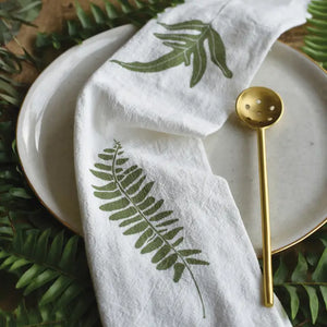 Cloth Napkins hand-drawn illustrations Set of 4