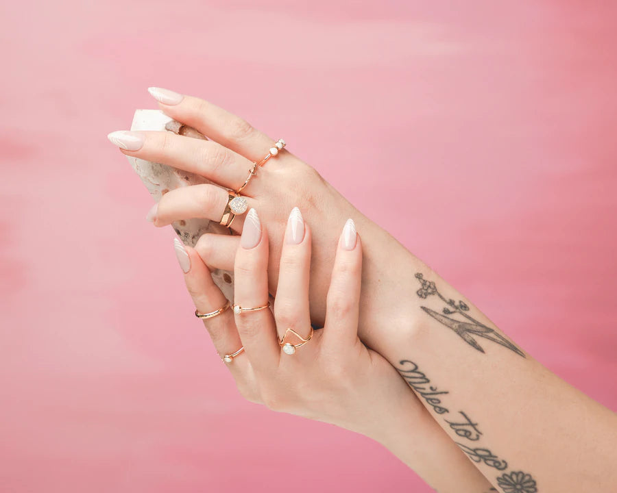 Gold Curve Stacking Ring