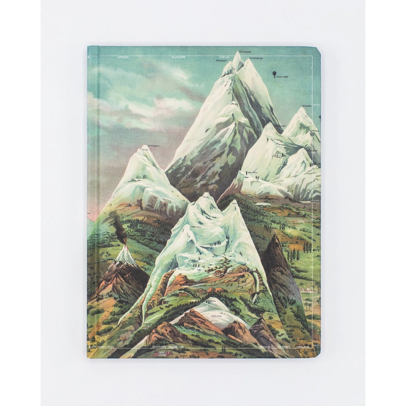 Ascending Regions Hardcover Notebook
