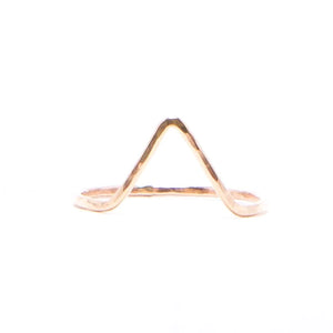 Gold Curve Stacking Ring
