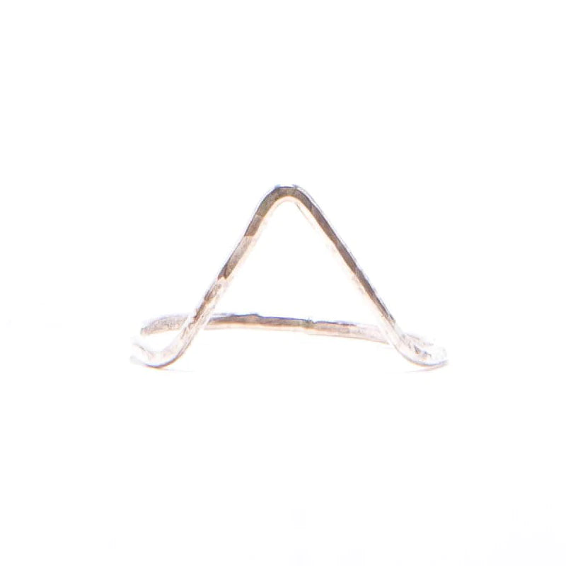 Silver Curve Stacking Ring
