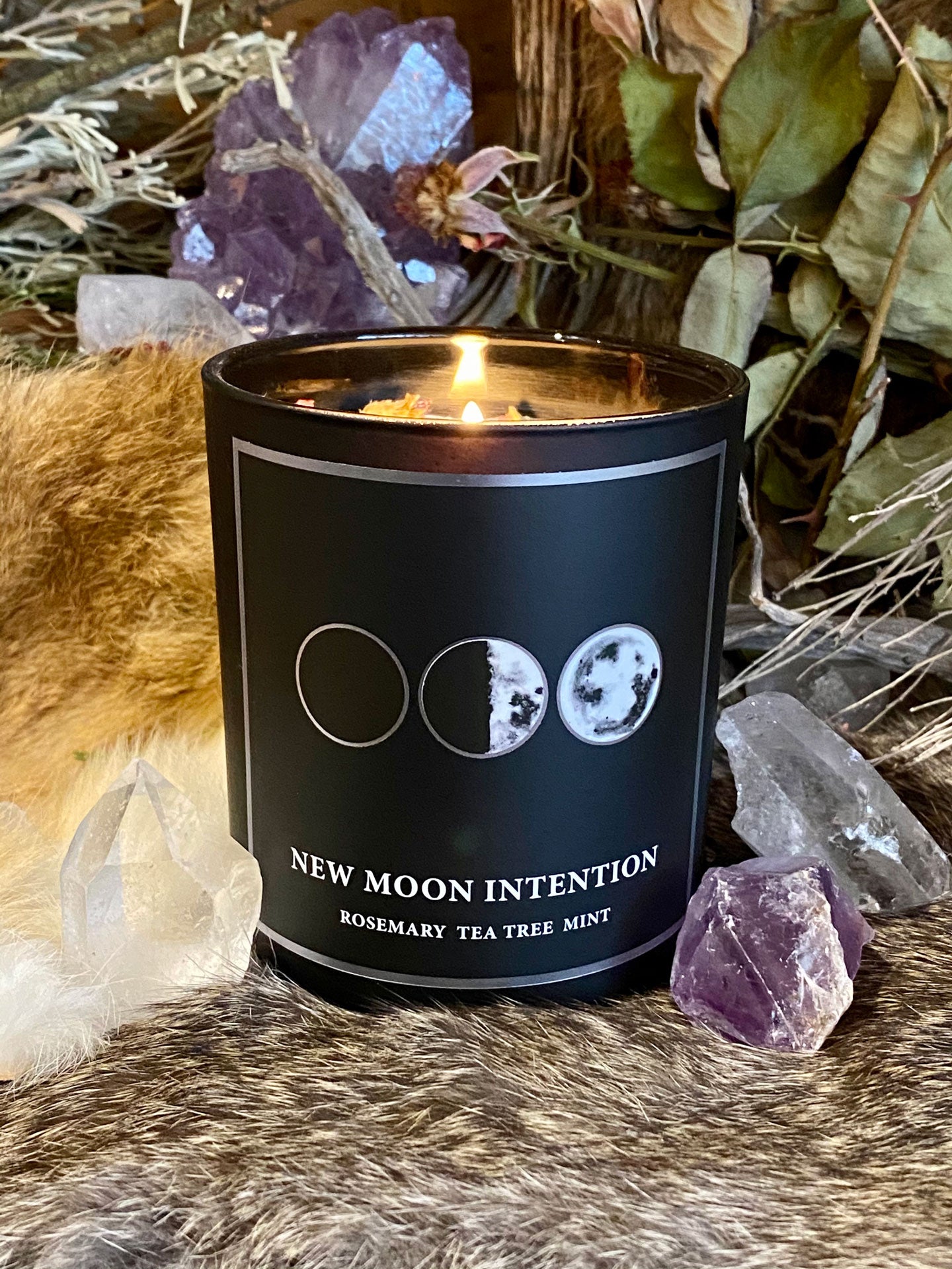 New Moon Body Oil Candle
